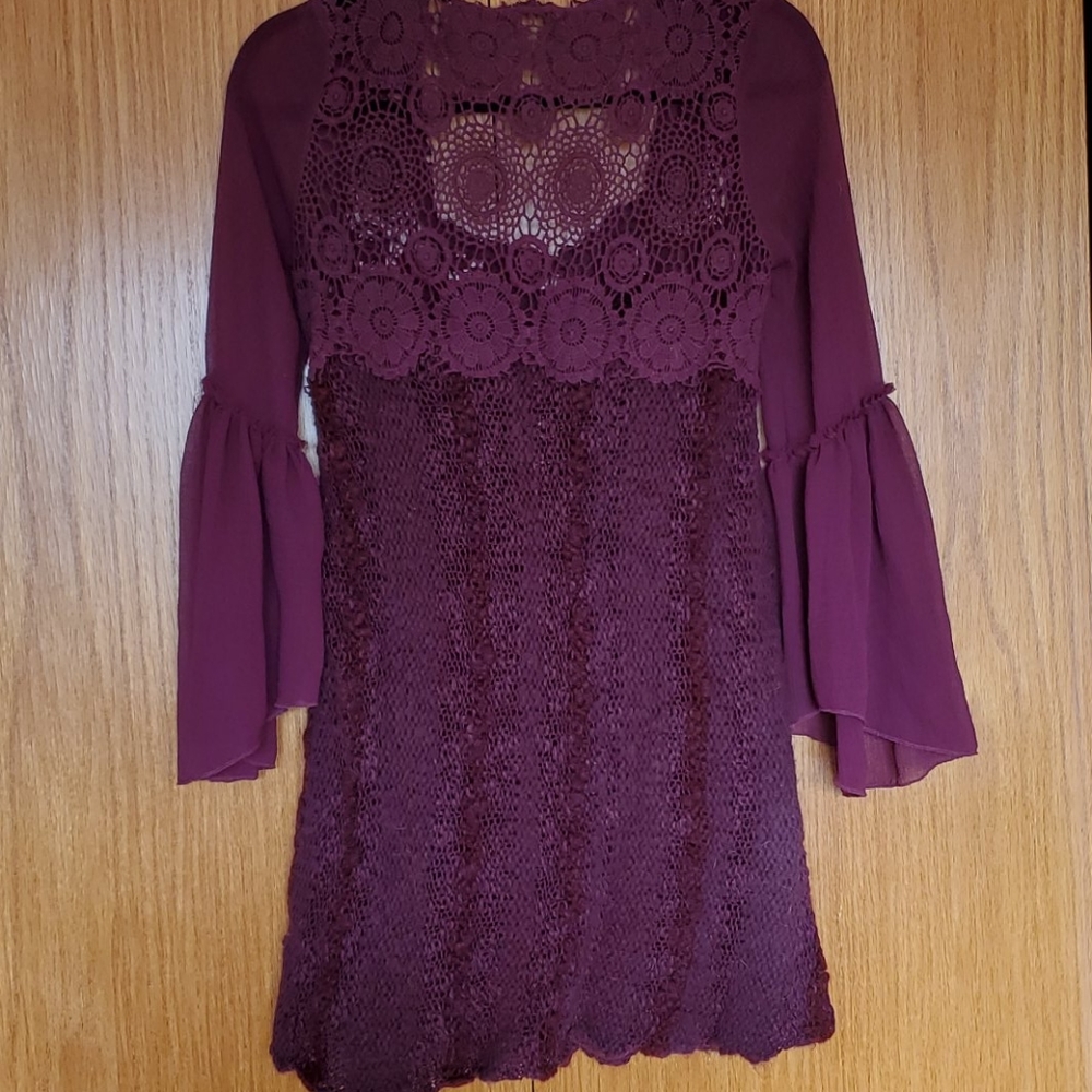 Free People Aurora Crochet Tunic - Picture 6 of 7